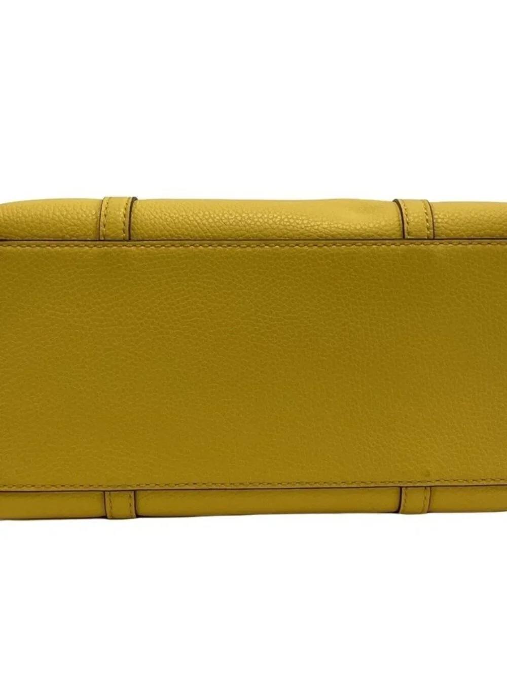 TORY BURCH Yellow Leather Handbag